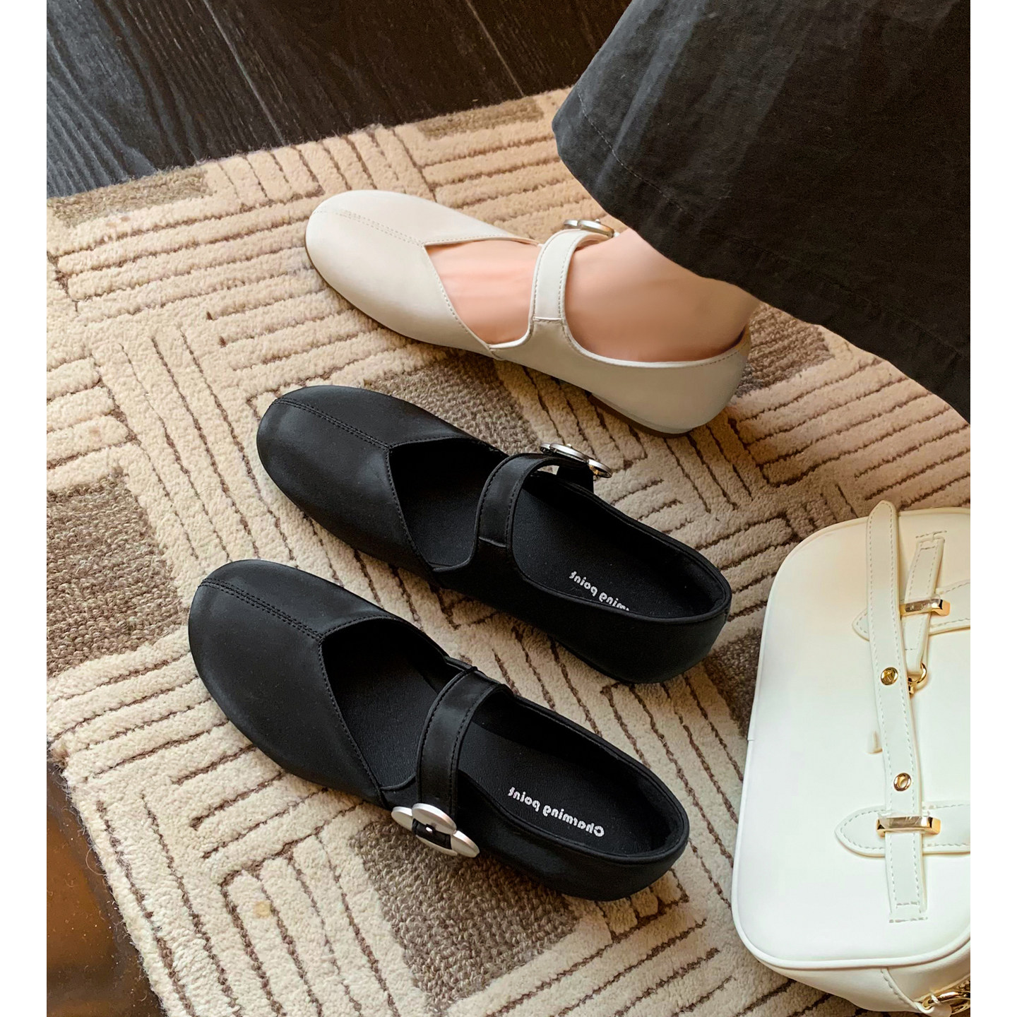 40-42大码平底玛丽珍鞋一字扣浅口单鞋女鞋2026春夏新款包头凉鞋,女鞋,棉鞋,淘宝优惠券,粉丝福利购,淘宝优惠卷