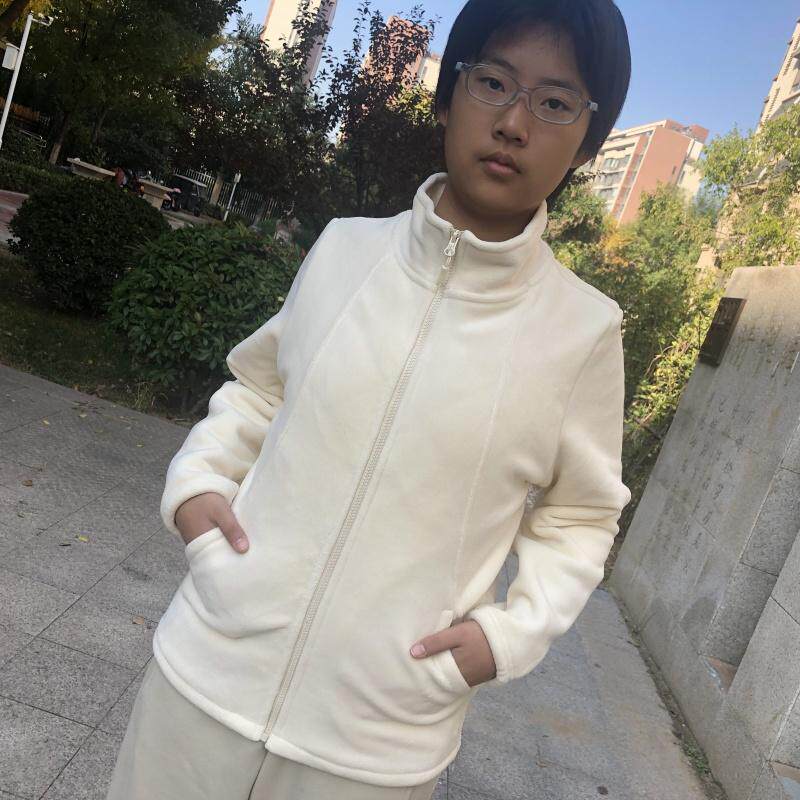 俏丽人羊毛加厚绒绒衣100%绵羊毛摇粒绒男女同款外套三层防风外穿