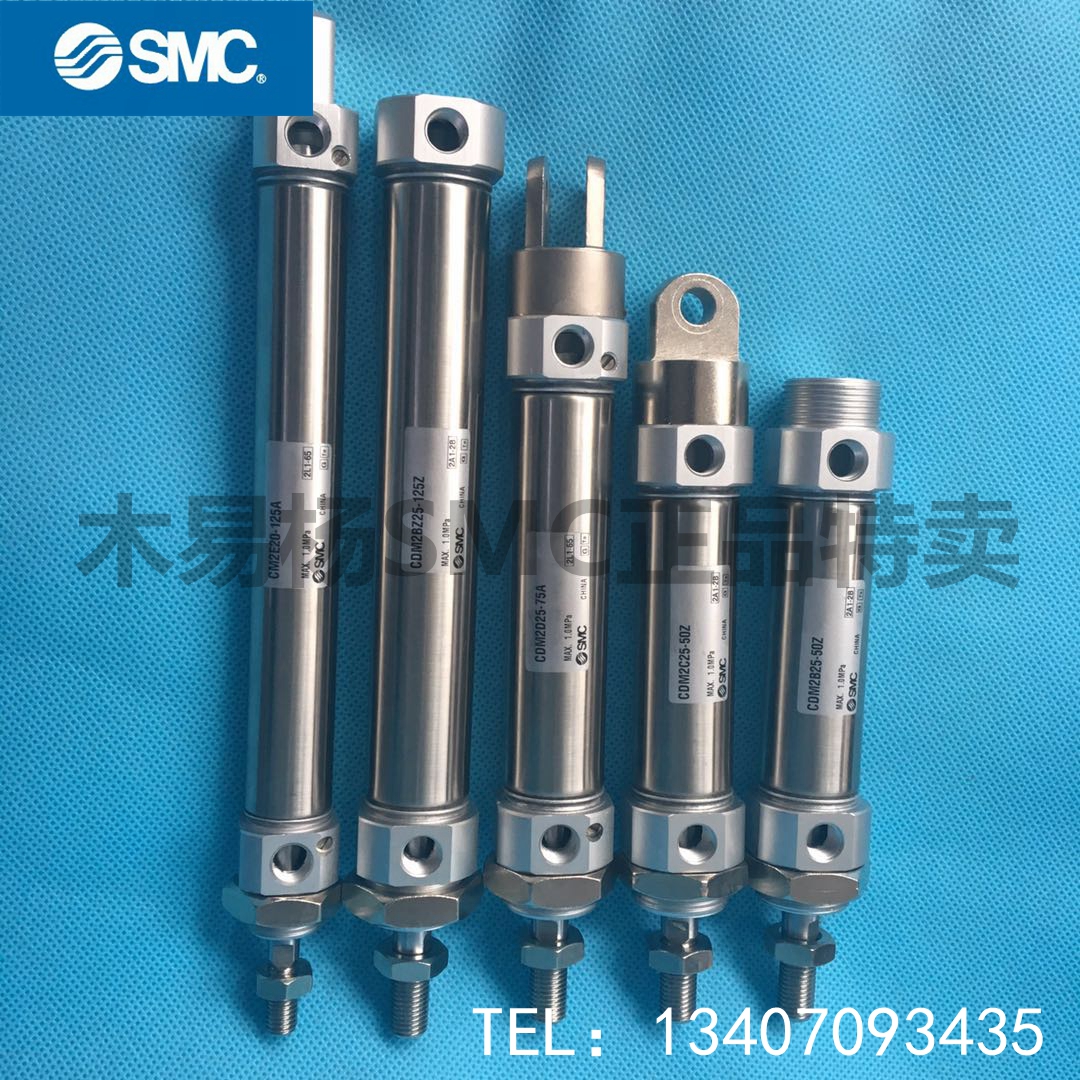 SMC气动双耳型气缸CDM2D CM2D20/25-25/50/75/100/125/150/175AZ