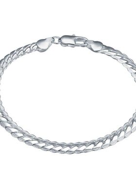 热卖时尚 饰品热卖H 手链WIS银饰日18k5M首饰侧身DIY韩