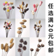 干果干花真花插花干花花束客厅摆设风干大束桌面摆件天然装 饰混搭