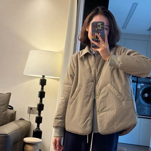 夹棉常规文艺宽松秋冬棉服