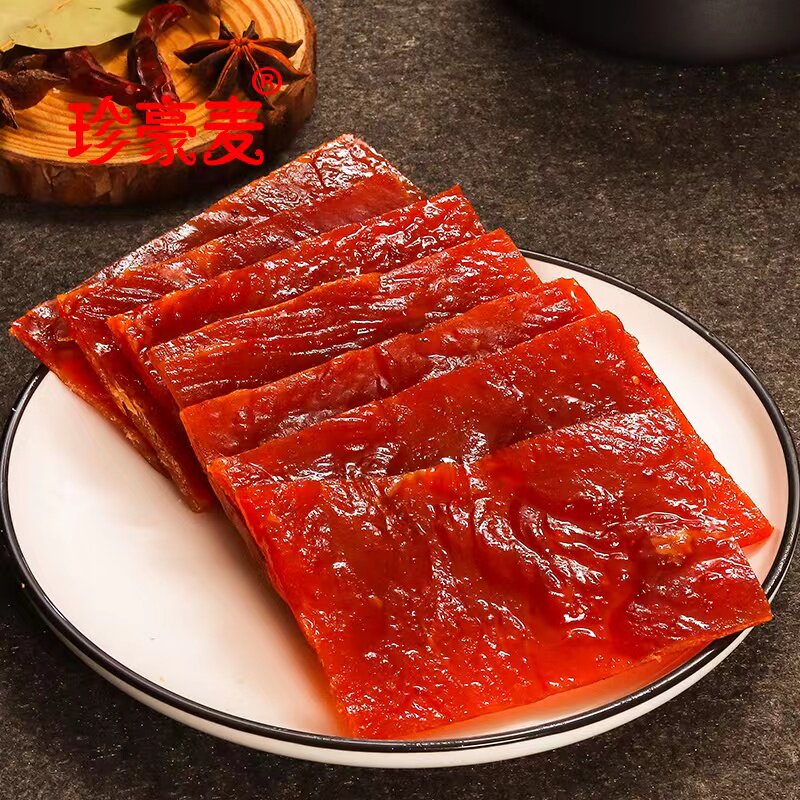 珍豪麦靖江风味手撕肉脯解馋网红特产多口味肉干肉类休闲零食品