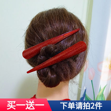 日韩大号牛角夹一字盘发夹鸭嘴夹发卡马尾夹顶夹简约尖嘴夹发抓夹