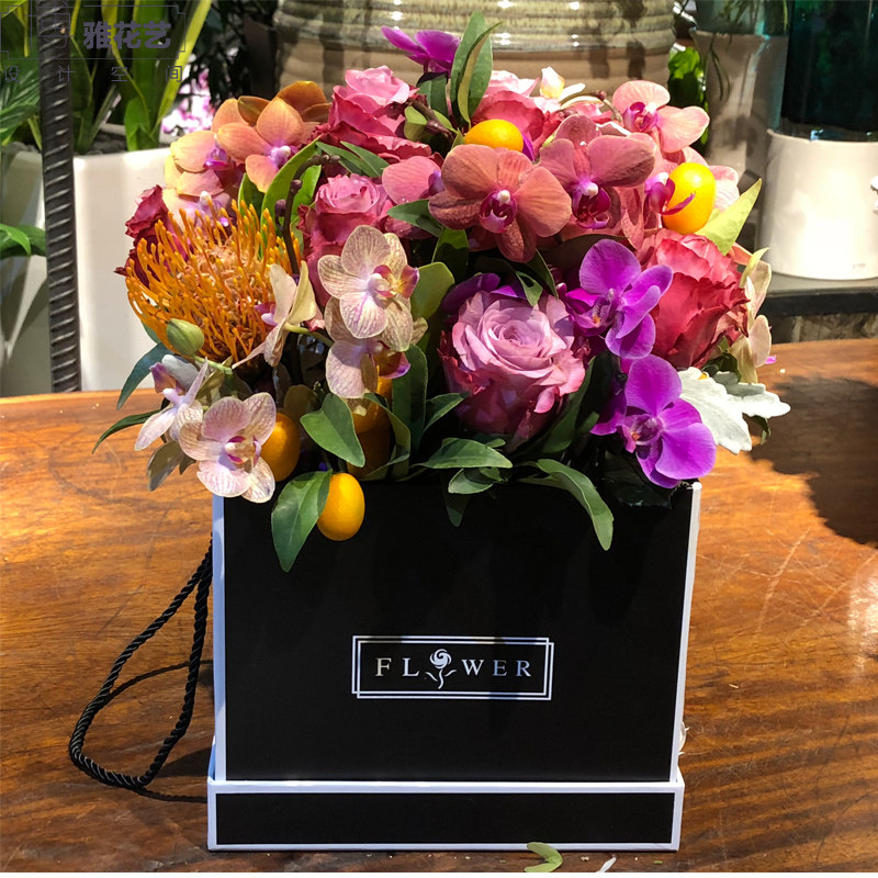 杭州鲜花速递同城绣球爱人玫瑰花