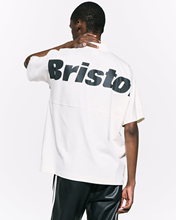 FCRB BIG LOGO WIDE POLO 男女同款户外运动休闲宽松版polo衫
