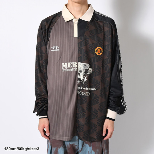 Children of the discordance×umbro合作 不对称拼接运动长袖T恤