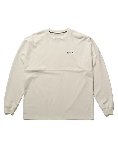FCRB BIG LOGO L/S BAGGY TEE爆裂印花宽松版运动休闲长袖T恤