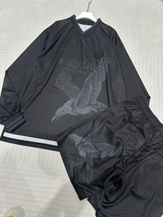 FCRB× 山本耀司合作款 宽松版速干运动休闲套装T恤短裤