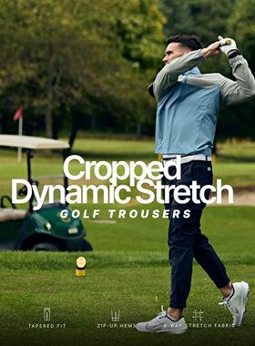英国Atsg Golf高尔夫系列 男士户外运动休闲立领夹克