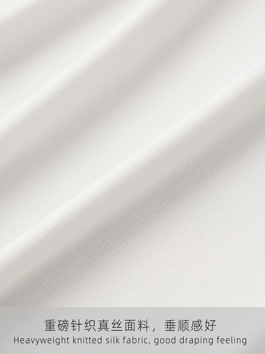 SPRING AND AUTUMN NEW SILK MULBERRY SILK HIGH NECK PILE COLLAR SLEEVELESS VEST BASE SHIRT T-SHIRT PLUS SIZE INNER WEAR LADIES