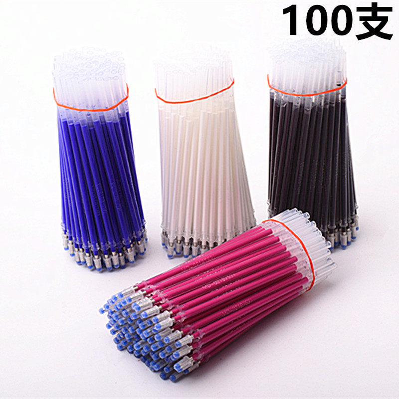 100支粗杆高温消失笔芯服装退色笔皮革布料用点位热褪色水消色笔