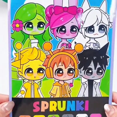 免剪节奏盒子sprunki益智趣味换装玩具手工DIY解压反复玩材料包