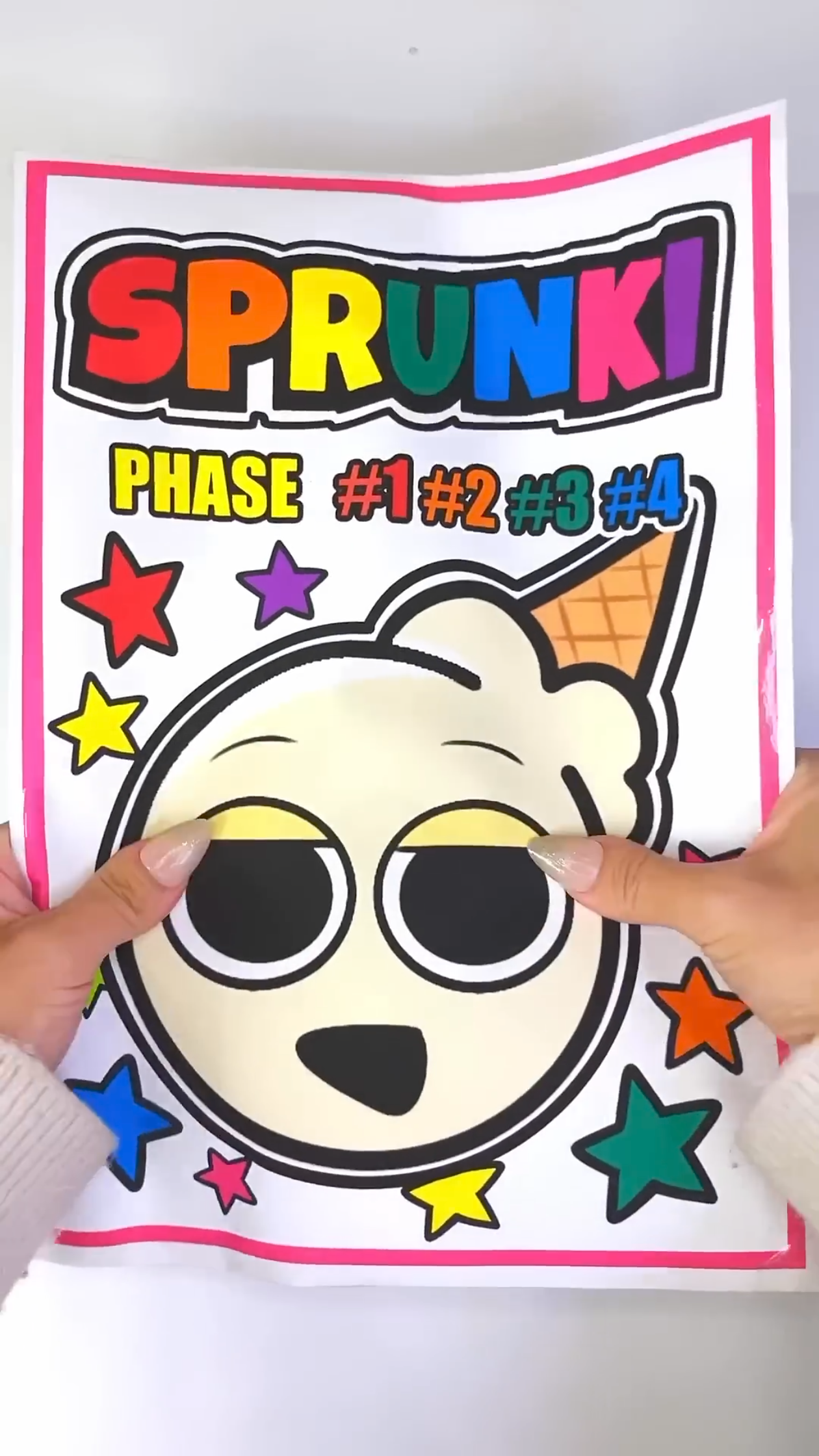 新款节奏盒子模组水母冰淇淋妹妹四阶段盲袋手工玩具DIY图纸材料