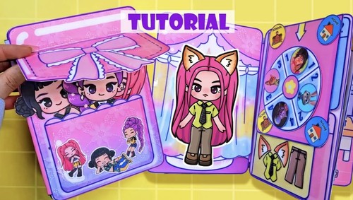 KPOP猎魔女团联名疯狂动物城换装解压儿童手工创意diy益智玩具