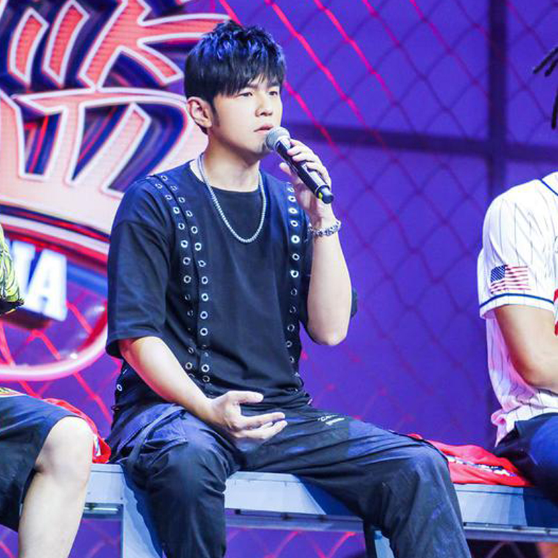 Tony Peng summer Rest banquet show Jay Same item Rivet black T-shirt Star Rap Chaopai half sleevein the Men's clothing, T-shirt  category - from Buy2taobao.com to provide professional Taobao agent buy service