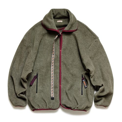 摇粒绒宽松夹克外套立领春秋