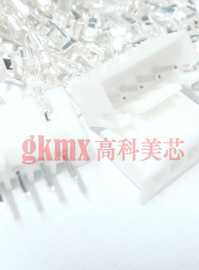 接插件白色插座XH2.54-4TS 4芯 4PIN直针间距2.54MM 特价 10套5元