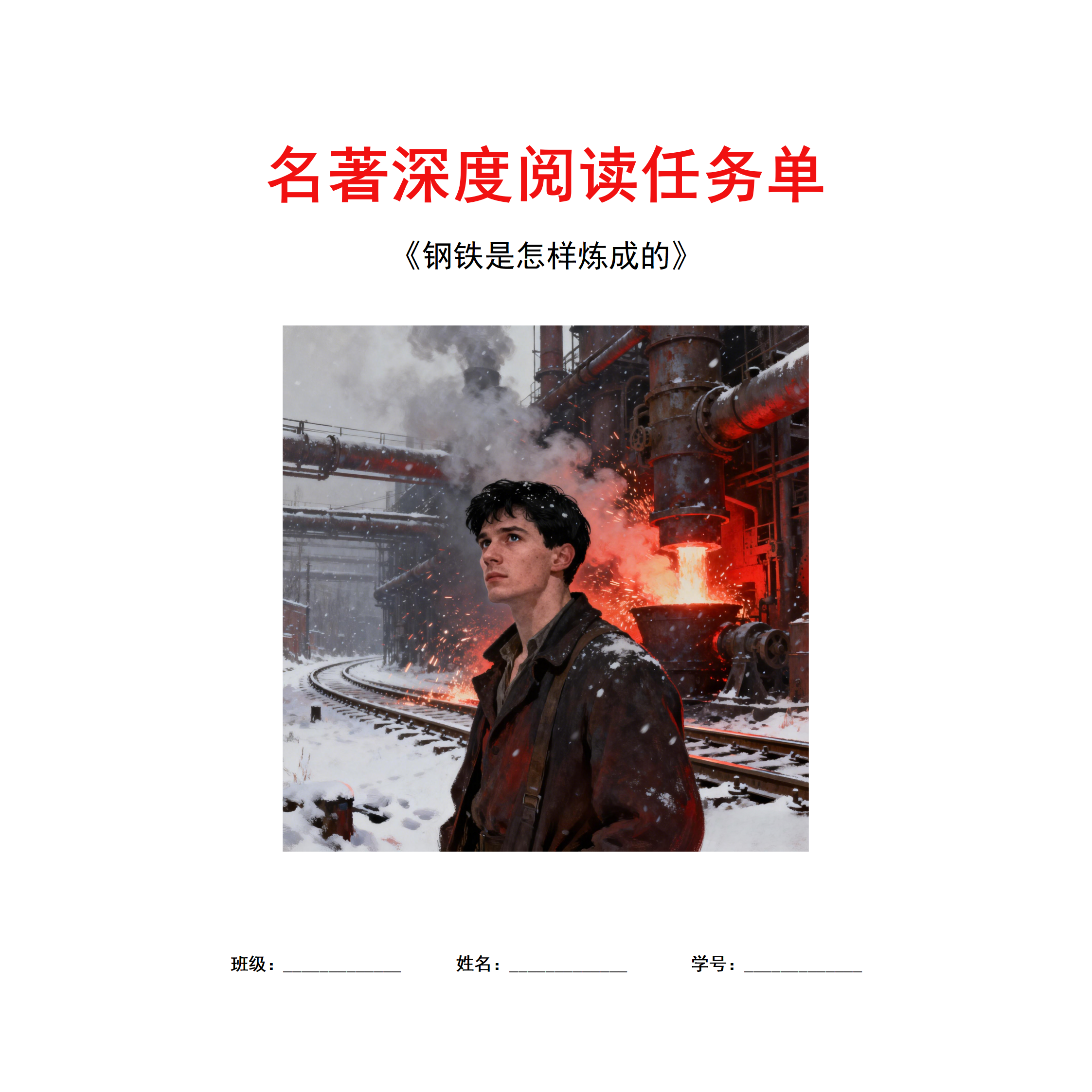 Word电子版 原创七下名著《钢铁是怎样炼成的》深度阅读任务单,商务/设计服务,其它设计服务,淘宝优惠券,粉丝福利购,淘宝优惠卷