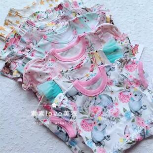 6岁花朵五角星女孩 女中小童3 大裙摆连衣裙 澳R 特亏清棉质很好