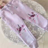 码 女小童抓绒独角兽运动裤 3码 三件 特清独 出口澳 壁入款 包邮