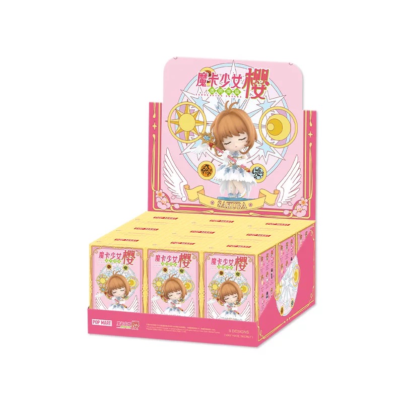 POPMART泡泡玛特魔卡少女樱透明牌系列手办盲盒玩具礼物摆件
