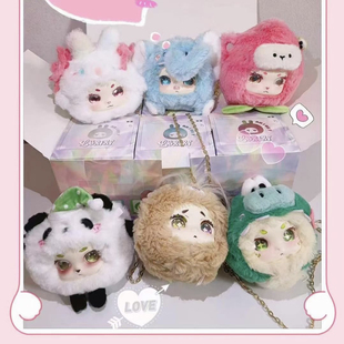 正版Lokiki洛奇奇职场动物生活录毛绒盲盒经典潮流手办挂件搪胶