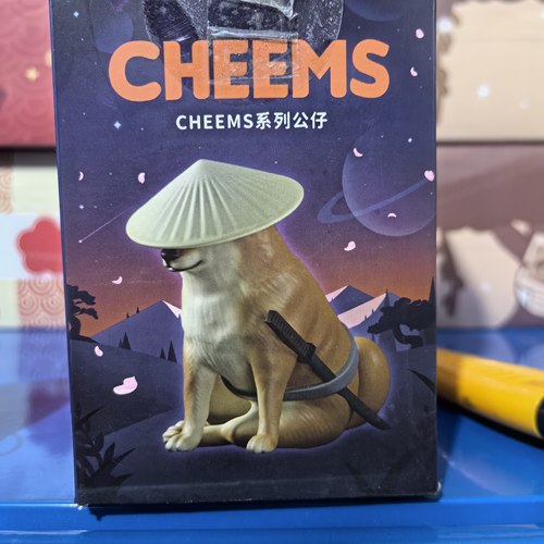 正版Cheems狗狗盲盒沙雕柴犬公仔手办潮玩摆件礼物