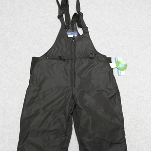 外贸冬季专业户外背带滑雪裤防风防水加棉冲锋裤大码背带棉裤直筒