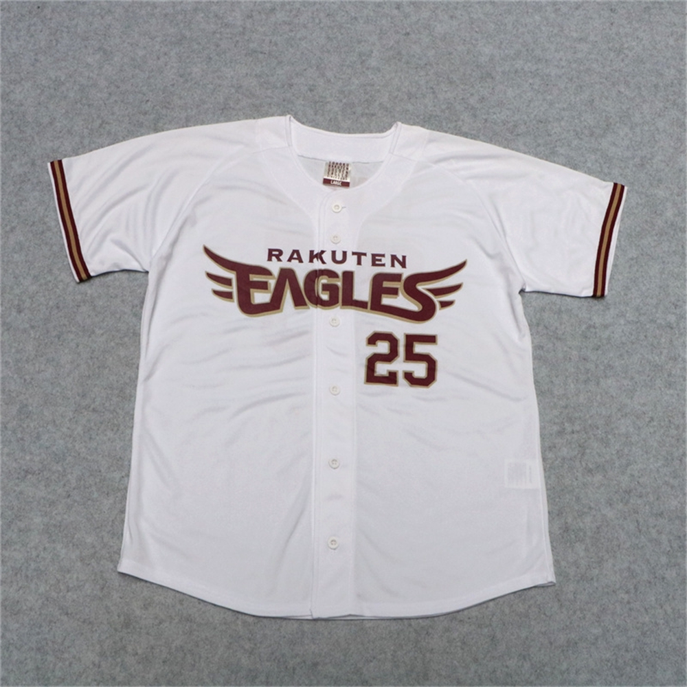 外贸日系复古 男女情侣棒球服户外速干透气短袖T恤大码开衫潮球衣