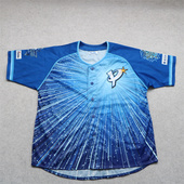 嘻哈大码 日单 速干开衫 男户外短袖 运动滑板圆领棒球服外套 夏季