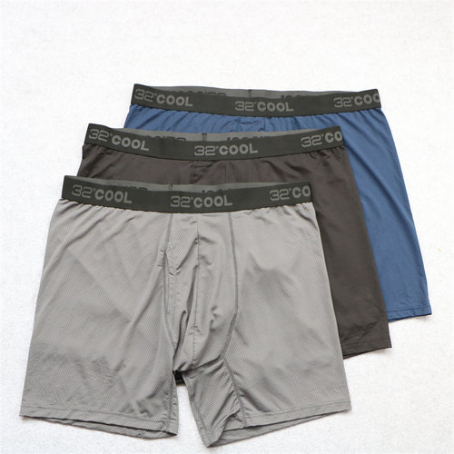 大码弹力内裤速干透气平角裤