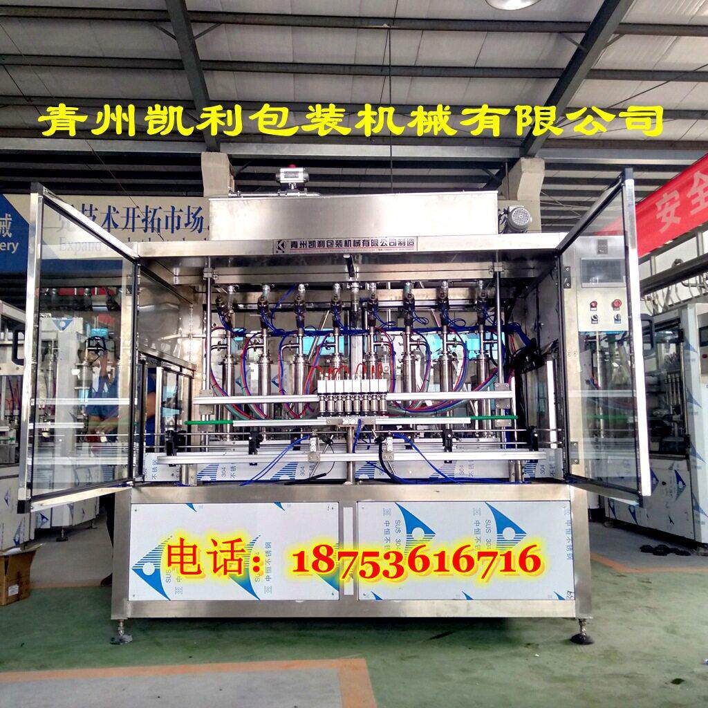 自动浓缩果汁灌装食用油灌装机福建燕窝灌装机活塞式灌装机