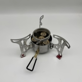 四炉头酒精气化炉乙醇炉猛火可折叠便携式 大容量户外露营烧水做饭