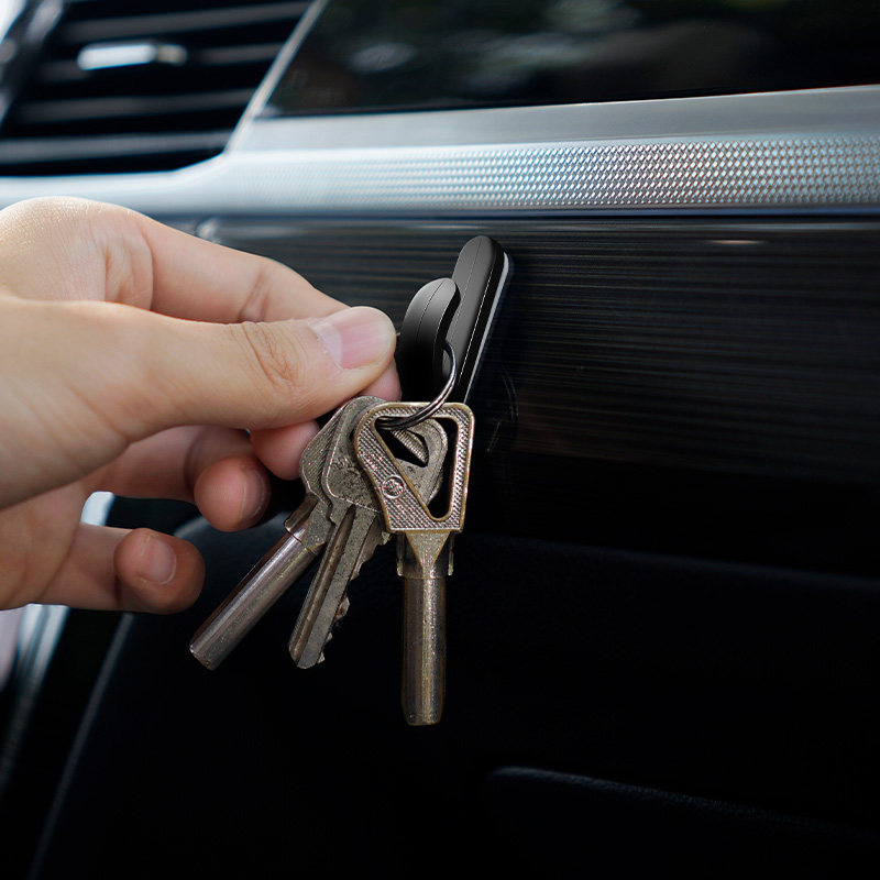 汽车车内便利挂钩车用便捷粘贴式车载垃圾袋钥匙圈多功能挂钩用品