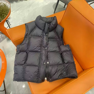 超好看减龄 胖mm大码棉服马甲秋冬女新款泡芙百搭坎肩外穿外套609