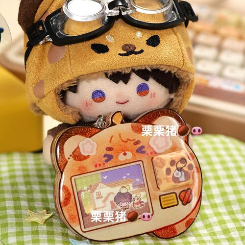 栗栗猪原创豹团团试轴器解压玩具同人谷恋与深空夏以昼挂饰挂件