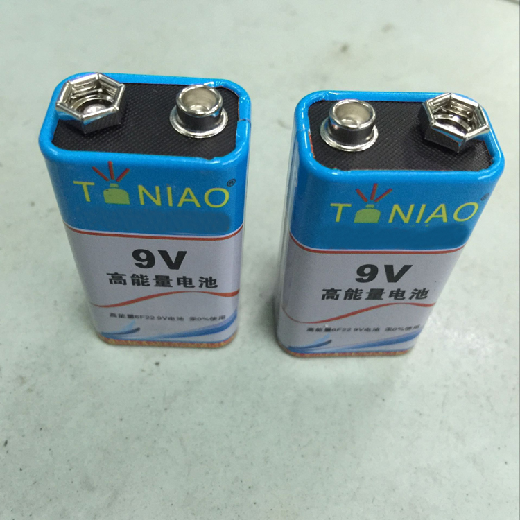 伍达9V九伏1604G 6F22方形电池 话筒万用表层叠电池