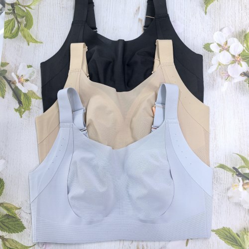 高品质无钢圈背心式养护型内衣女