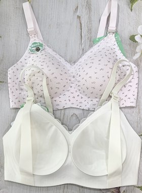 无钢圈哺乳上开扣舒适透气喂奶