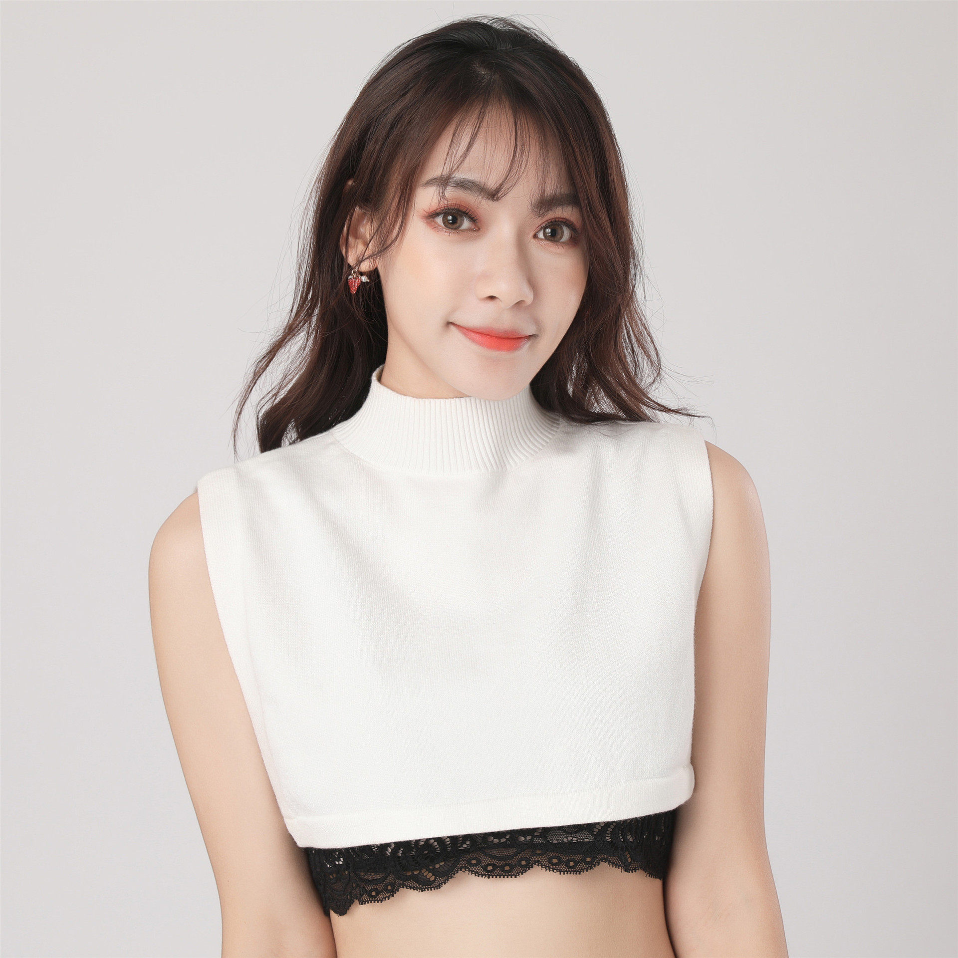 针织冬季套头护颈椎装饰假衣领