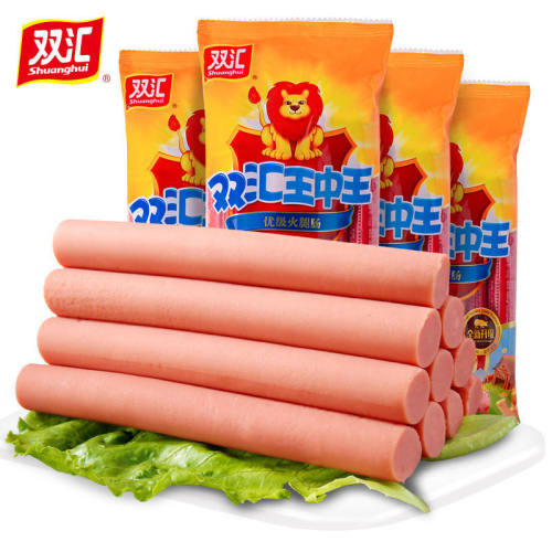 双汇王中王火腿肠30g即食零食烤肠速食泡面拍档油炸烧烤袋整箱