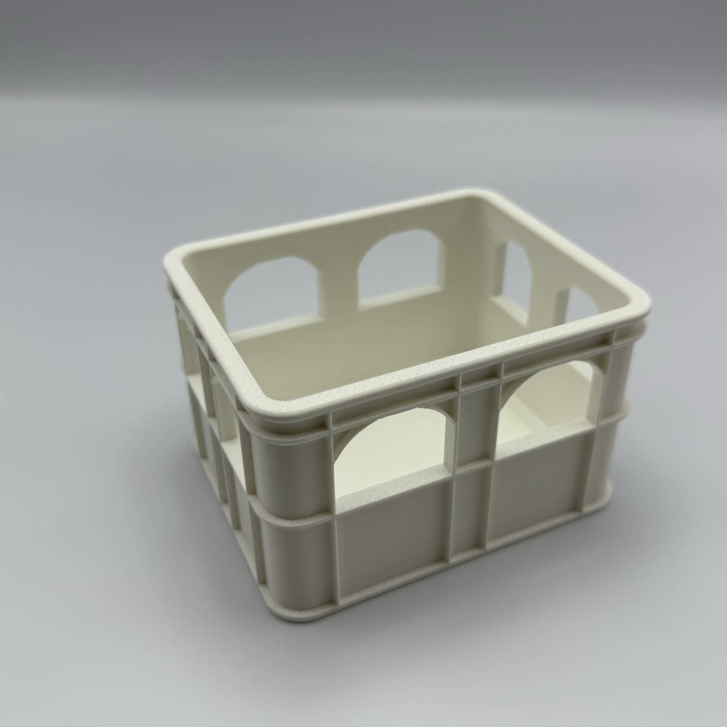原创3D打印苹果筐收纳盒图片