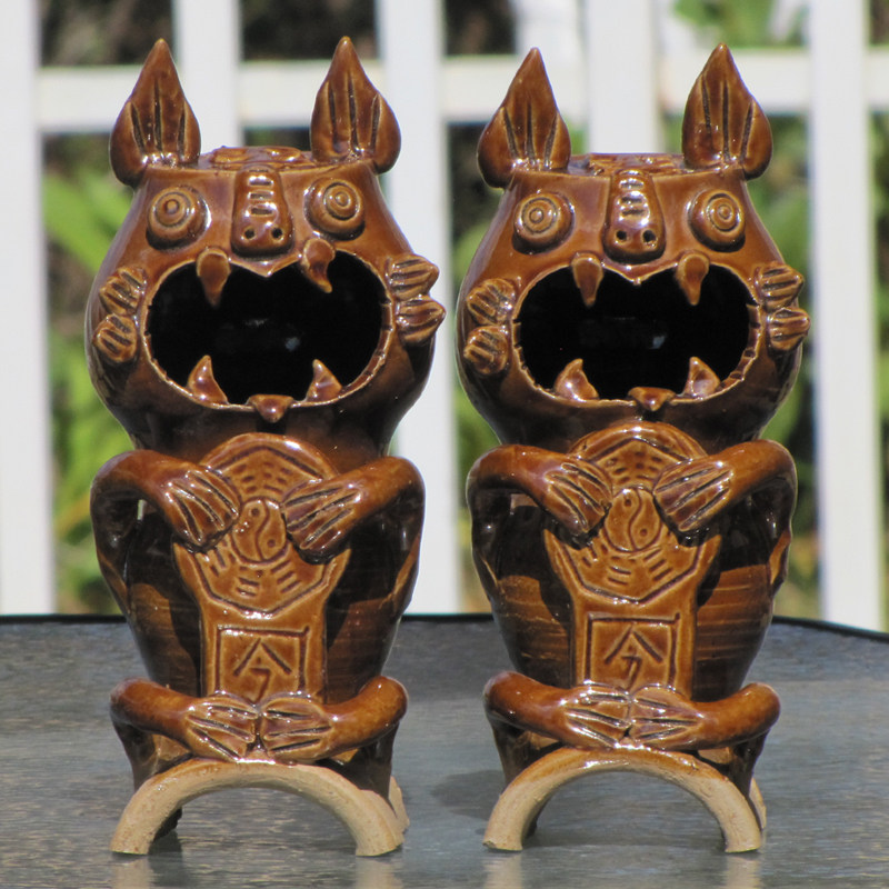 云南瓦猫手工土陶文创特色传统小摆件装饰品门头庭院室内外招财,家居饰品,装饰摆件,淘宝优惠券,粉丝福利购,淘宝优惠卷