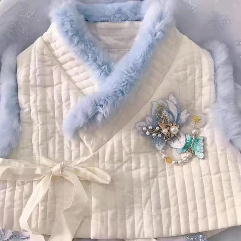 儿童摄影服装女童唐装中国风古装唐装