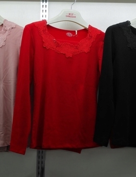 港莎 专柜正品 女蕾丝时尚内衣套装 春秋款 66599 豆沙色/黑/红色