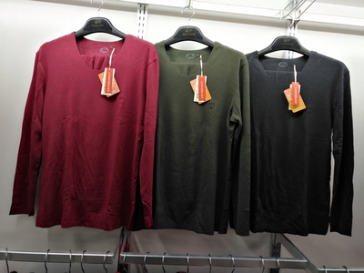 港莎  新款 男快热绒无痕内衣 热拉姆 秋衣秋裤套装 春秋款 55990