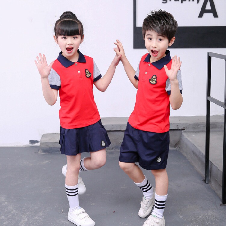 六一演出服儿童校服园服小学生夏校服/园服