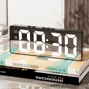 闹钟学生用2026新款 智能起床神器桌面儿童男孩小电子表时钟专用女