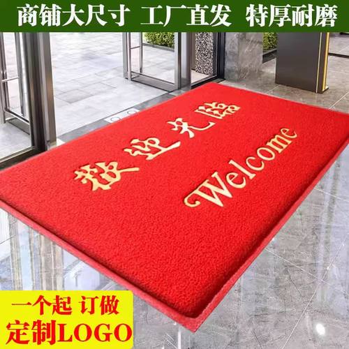PVC塑料丝圈脚垫防滑地毯门垫